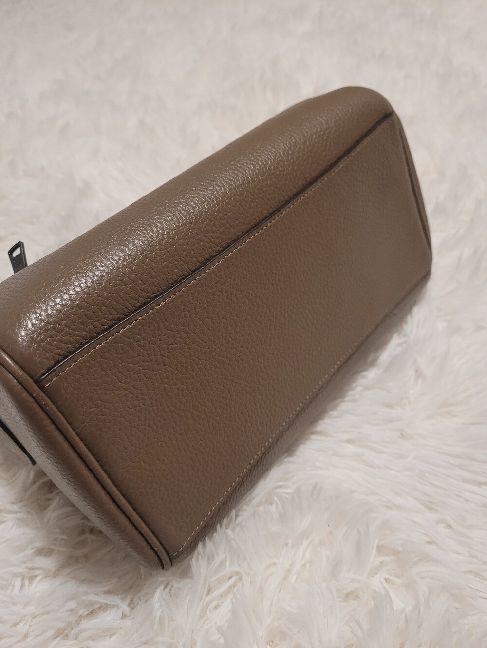 *Updated Pics* Coach Rowan Satchel Bag (Dark Stone) - Picture 10 of 10